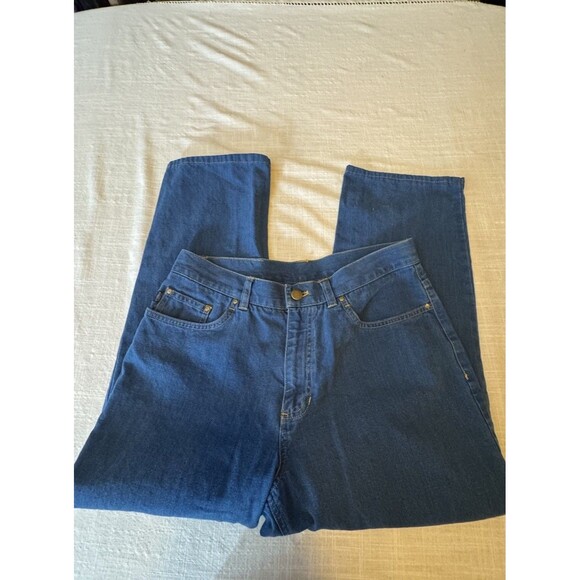 Lauren Jeans Co Ralph Lauren‎ Vtg Lightweight Cropped Denim Size 8 - Picture 6 of 11